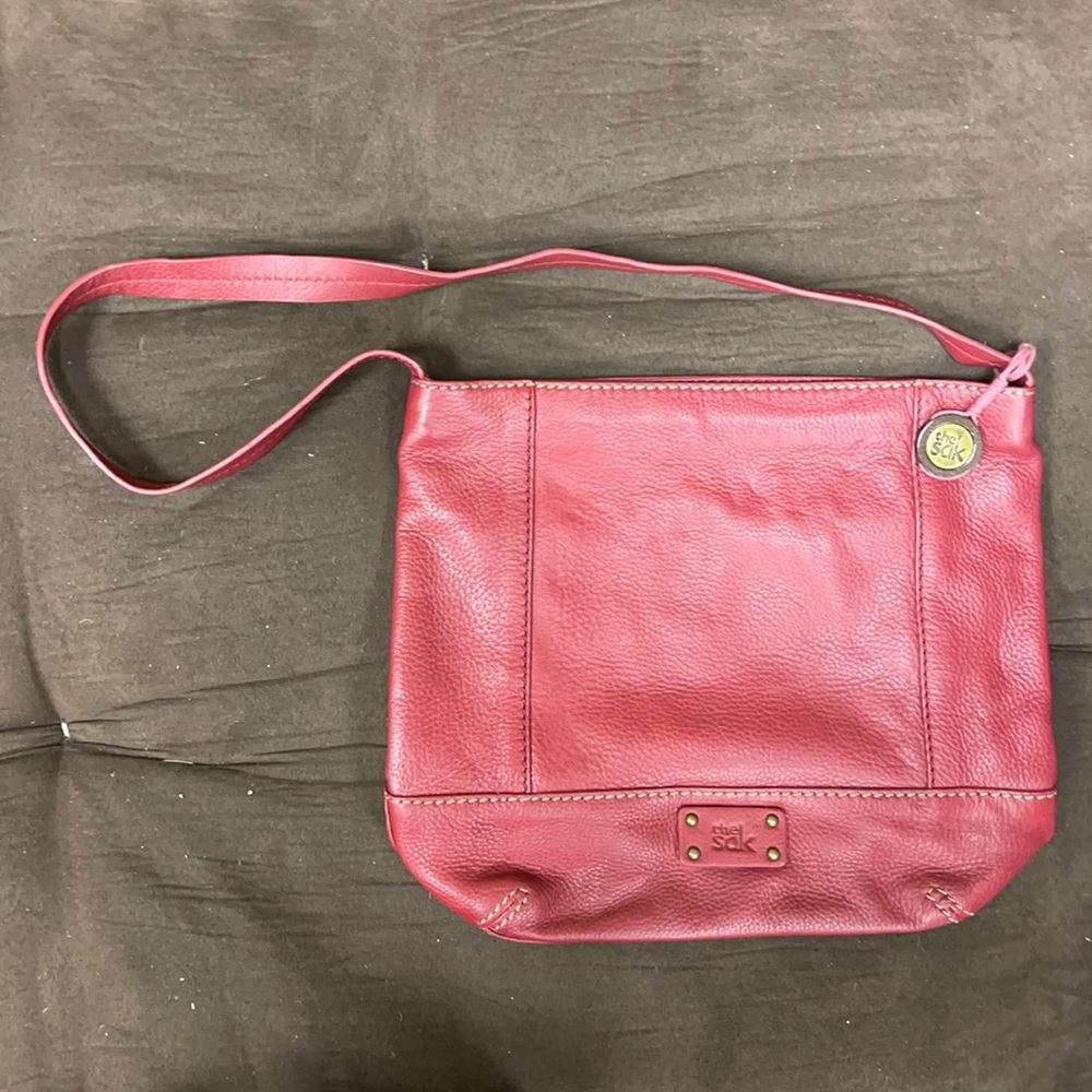 The Sak Crossbody Red Leather Bag
